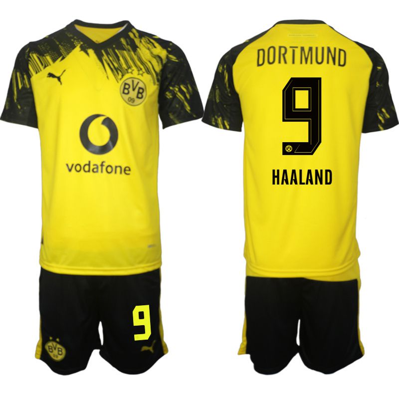 Men 2025-2026 Club Borussia Dortmund home Yellow #9 Soccer Jersey
